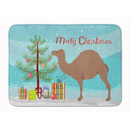 CAROLINES TREASURES F1 Hybrid Camel Christmas Machine Washable Memory Foam Mat BB9186RUG